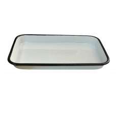 ЛУЭ-300 Rectangular tray enameled  300 x 200 x 35 mm 